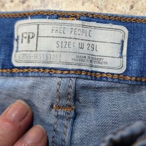 Free People Light Blue Womens Denim Jeans
